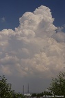 Oberwanie chmury nad Krakowem